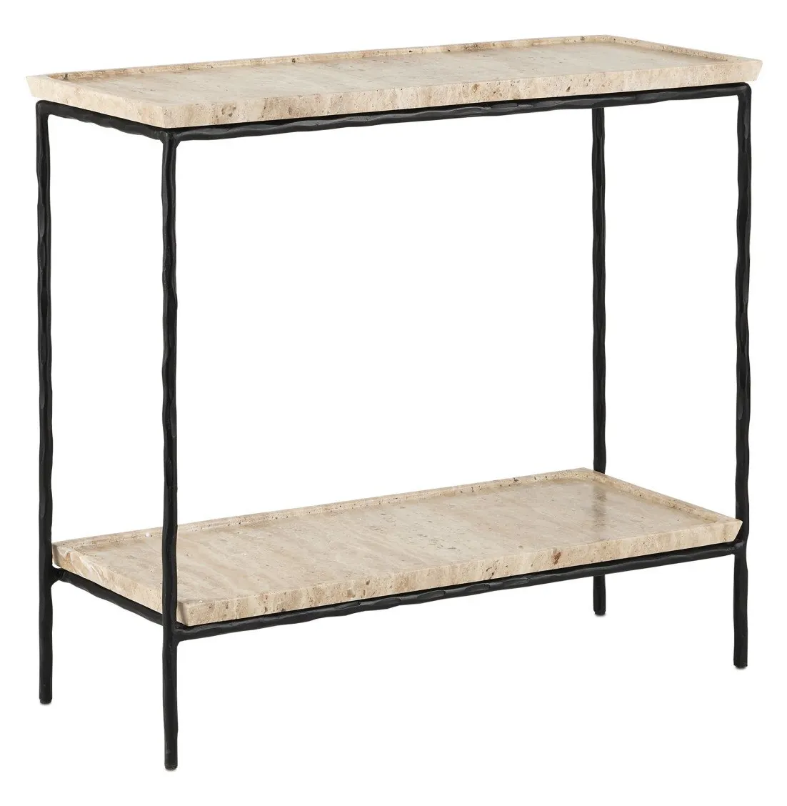 Currey and Company 4000-0136 Boyles Travertine Side Table Currey and Company 4000-0136 Boyles Travertine Side Table
