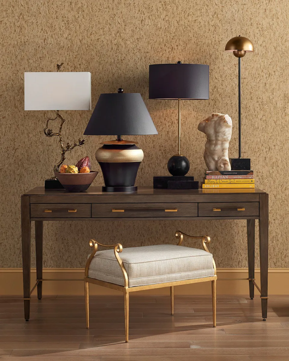 Currey and Company 3000-0131 Verona Chanterelle Desk Currey and Company 3000-0131 Verona Chanterelle Desk