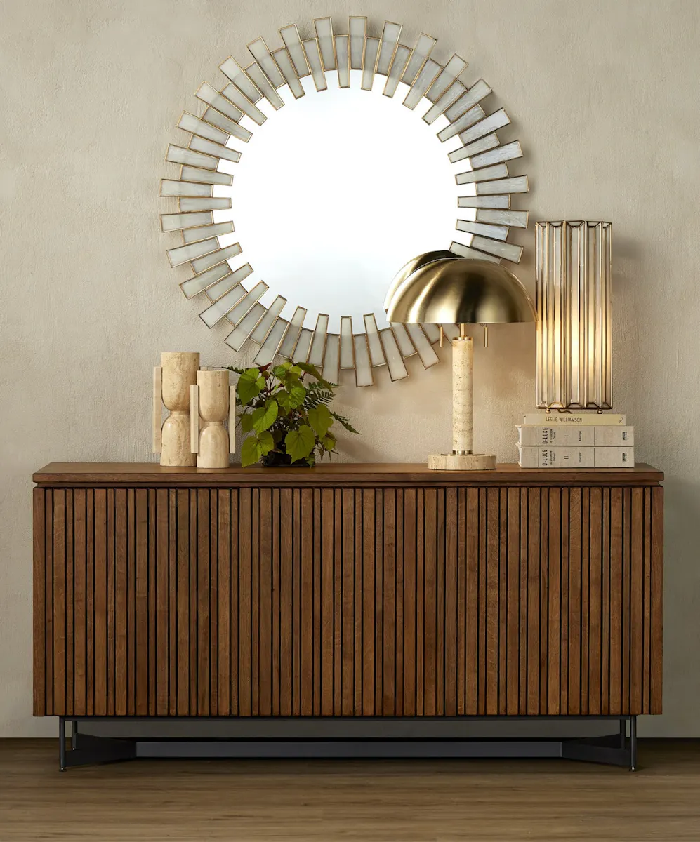 Currey and Company 3000-0276 Indeo Morel Credenza Currey and Company 3000-0276 Indeo Morel Credenza