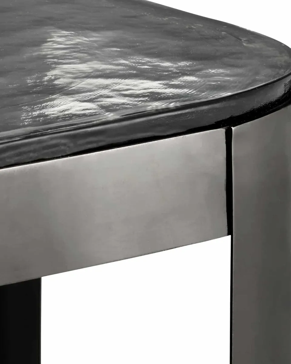 Currey and Company 4000-0160 Sev Graphite Accent Table Currey and Company 4000-0160 Sev Graphite Accent Table