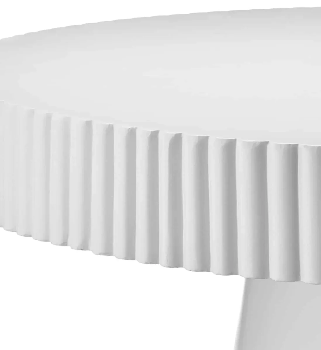 Currey and Company 2000-0042 Harlow White Concrete Cocktail Table Currey and Company 2000-0042 Harlow White Concrete Cocktail Table