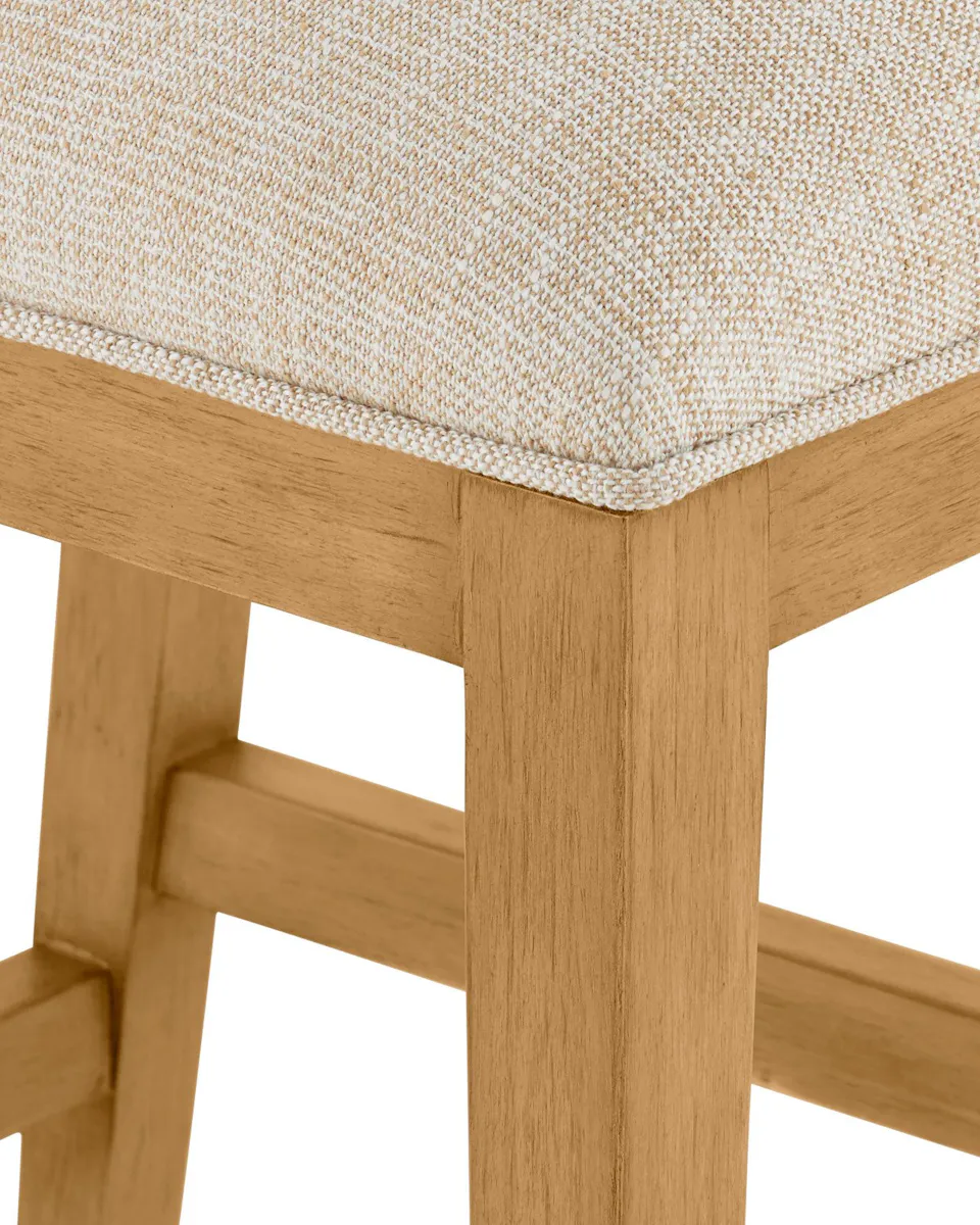 Currey and Company 7000-0892 Santos Sea Sand Counter Stool Liller Malt Currey and Company 7000-0892 Santos Sea Sand Counter Stool Liller Malt