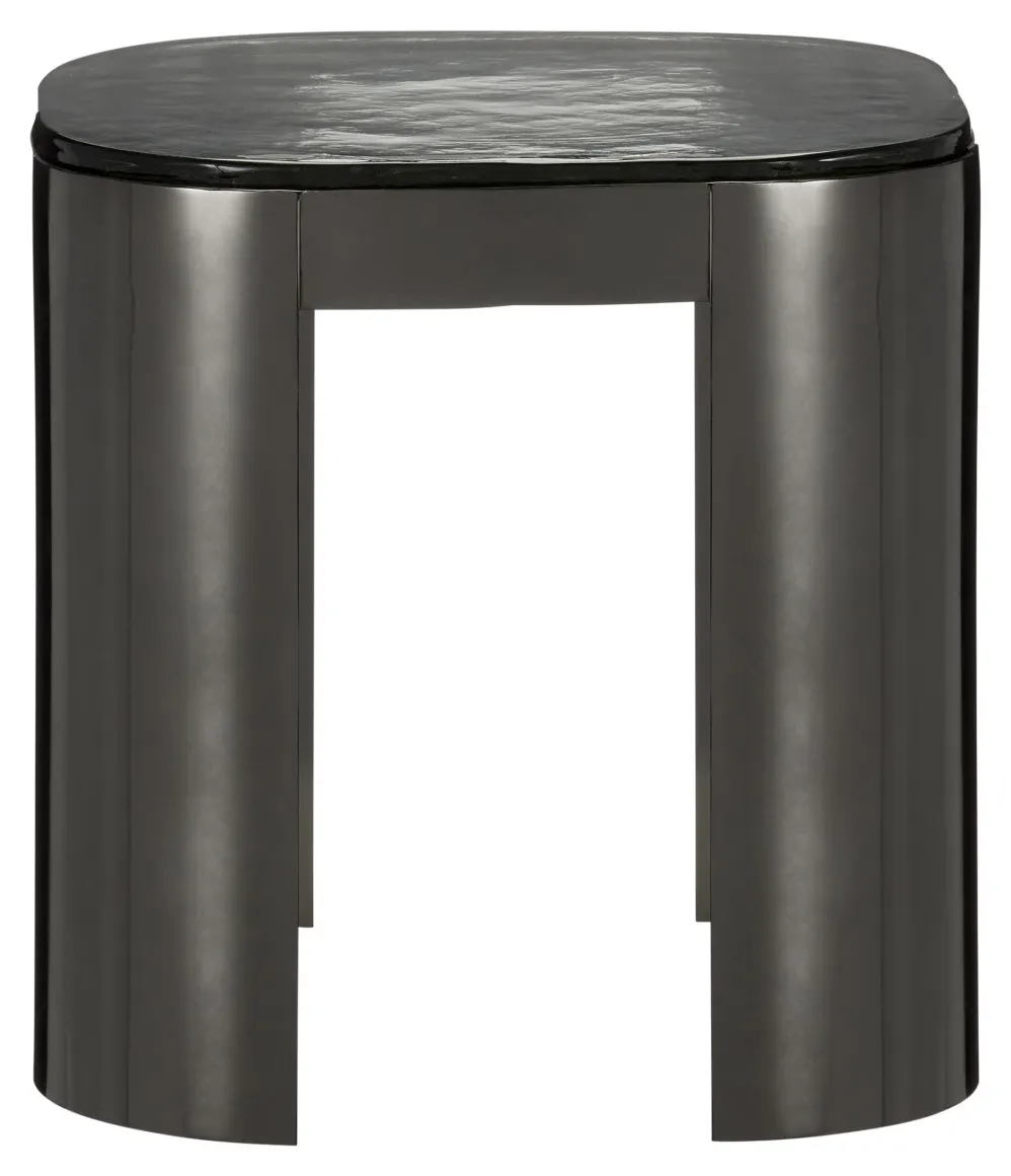 Currey and Company 4000-0160 Sev Graphite Accent Table Currey and Company 4000-0160 Sev Graphite Accent Table