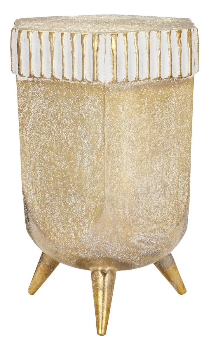 Currey and Company 4000-0162 Corda Champagne Accent Table