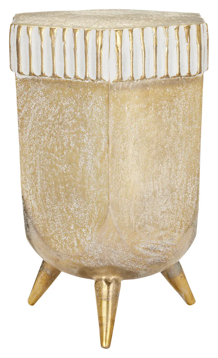 Currey and Company 4000-0162 Corda Champagne Accent Table Currey and Company 4000-0162 Corda Champagne Accent Table