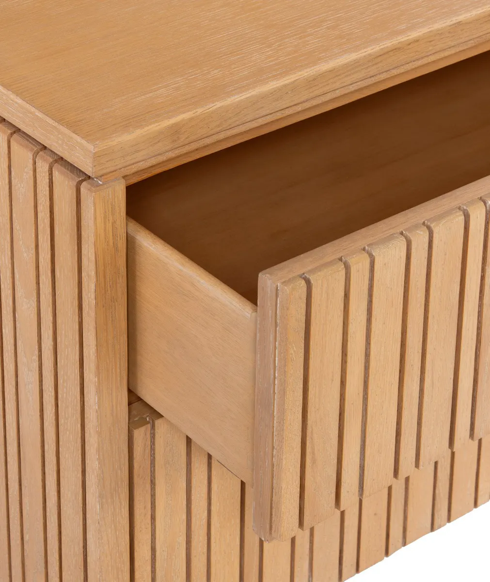 Currey and Company 3000-0292 Indeo Washed Oak Nightstand Currey and Company 3000-0292 Indeo Washed Oak Nightstand