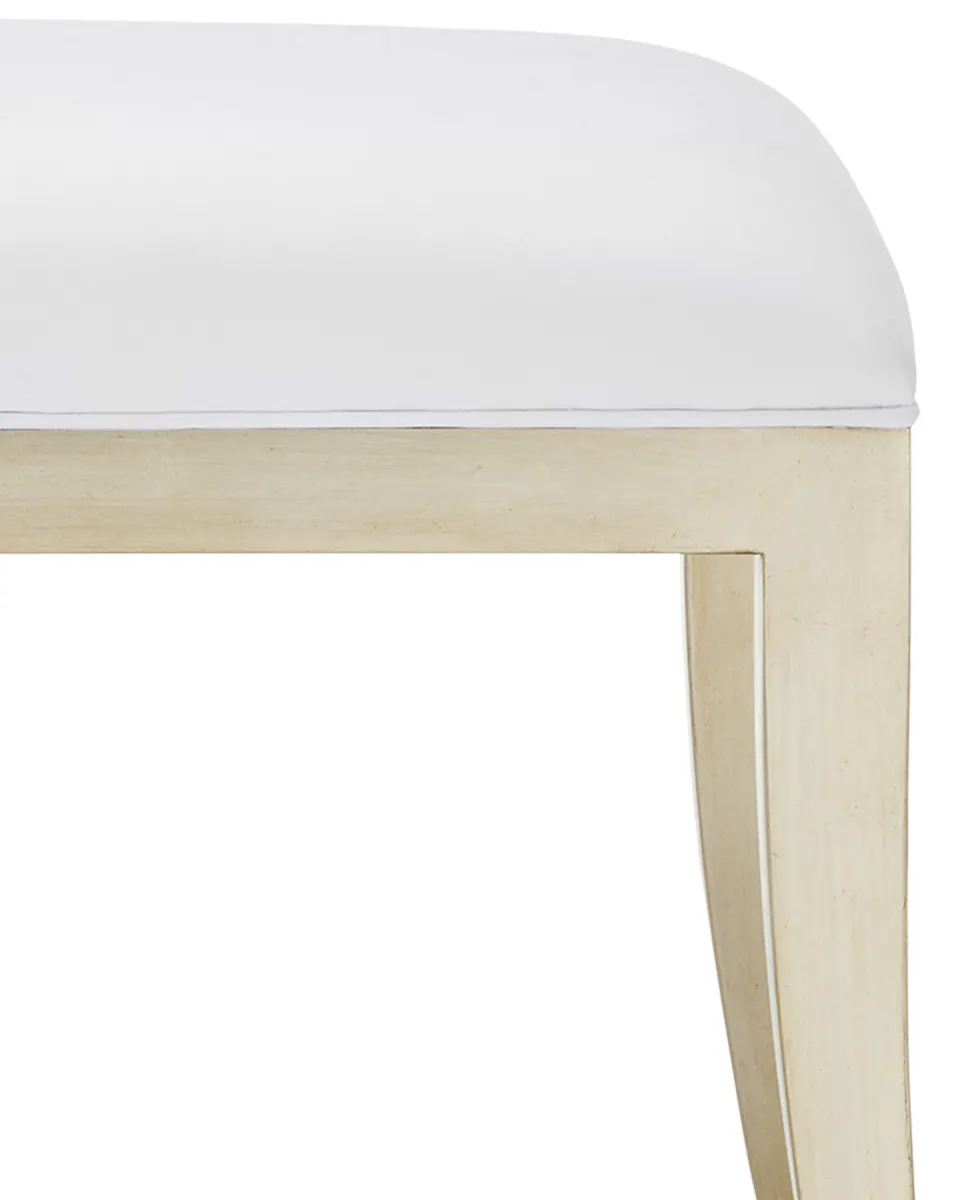 Currey and Company 7000-0651 Garson Silver Ottoman Muslin Currey and Company 7000-0651 Garson Silver Ottoman Muslin
