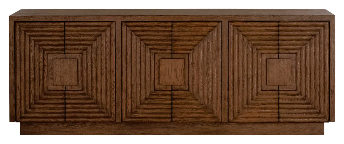 Currey and Company 3252 Morombe Cocoa Credenza Currey and Company 3252 Morombe Cocoa Credenza