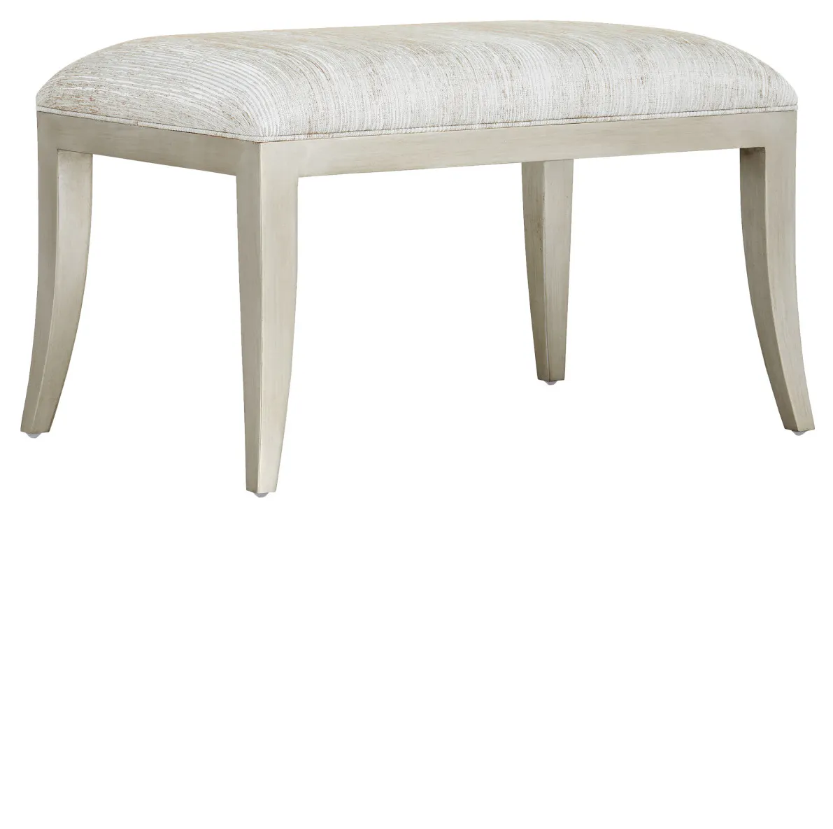 Currey and Company 7000-0652 Garson Silver Ottoman Fresh Files Linen Currey and Company 7000-0652 Garson Silver Ottoman Fresh Files Linen