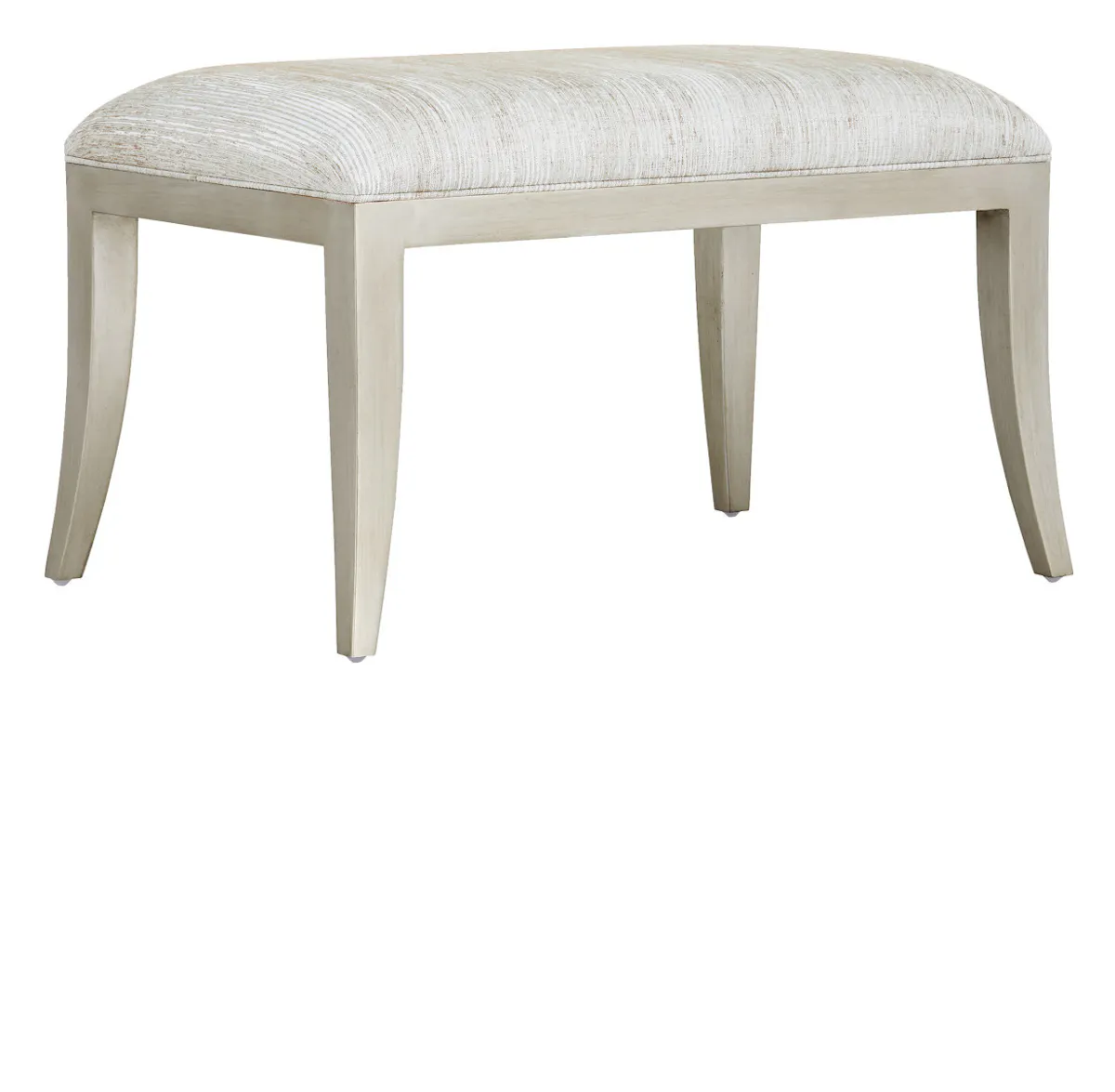 Currey and Company 7000-0652 Garson Silver Ottoman Fresh Files Linen Currey and Company 7000-0652 Garson Silver Ottoman Fresh Files Linen