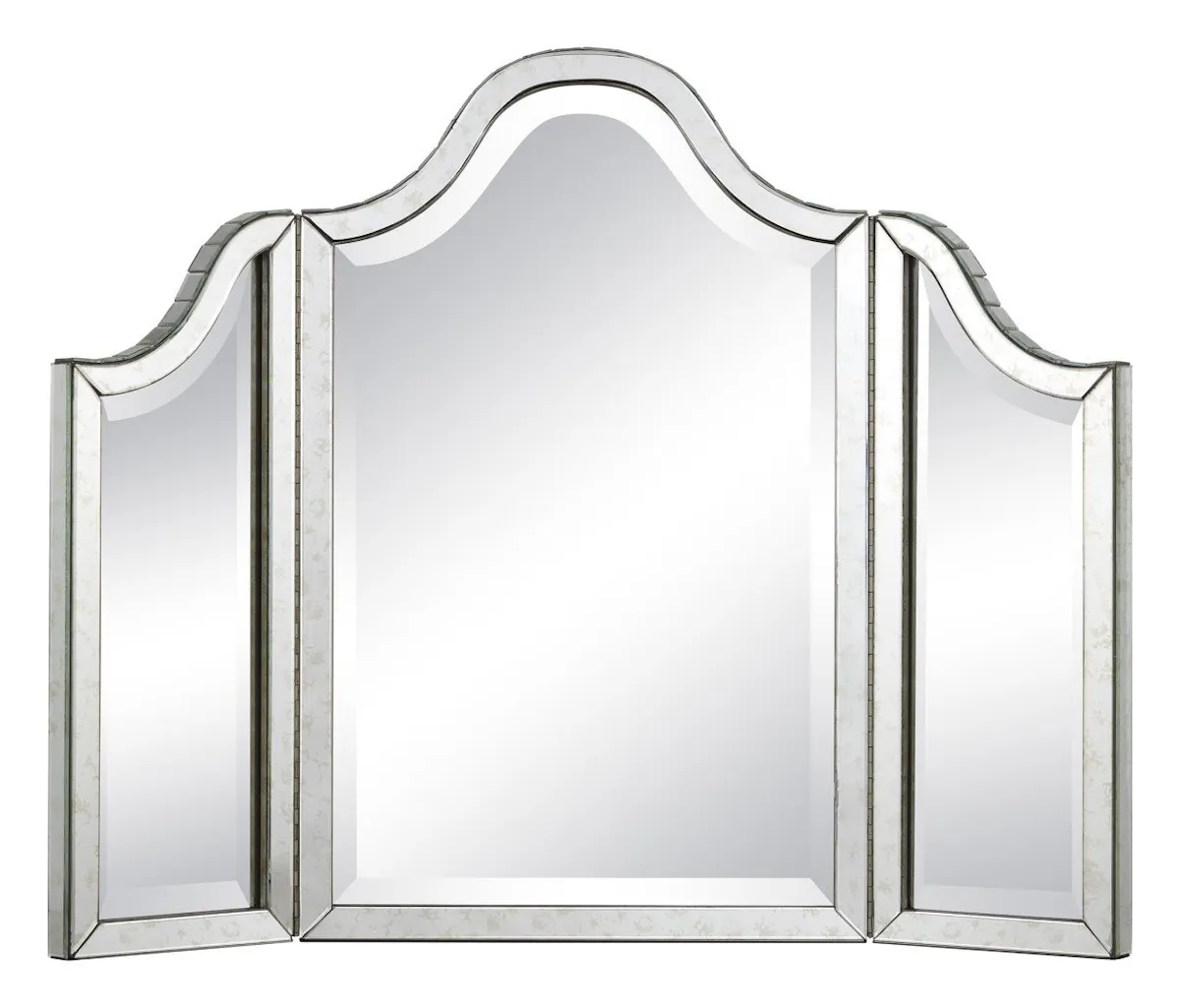 Currey and Company 1300 Gilda Silver Vanity Mirror Currey and Company 1300 Gilda Silver Vanity Mirror