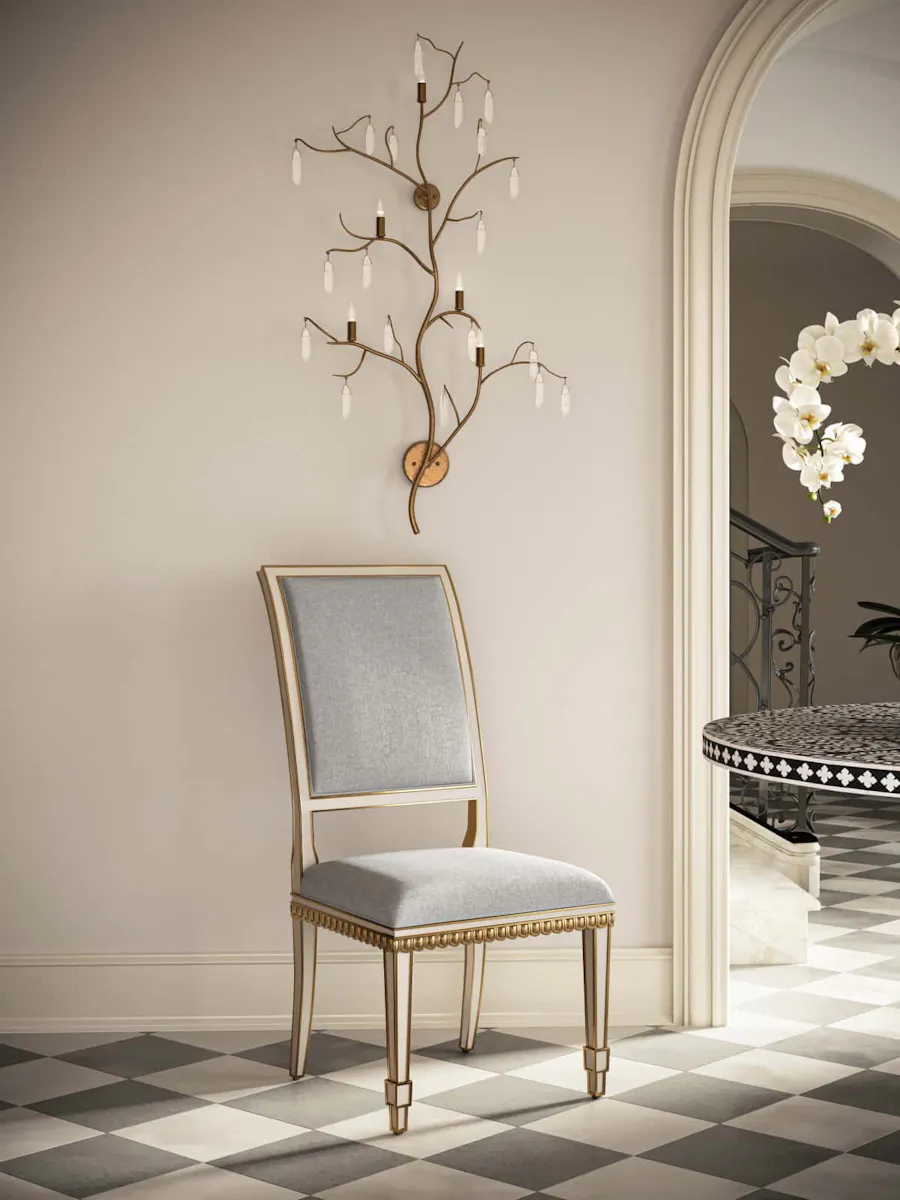 Currey and Company 7000-0153 Ines Ivory Chair Mixology Moonstone Currey and Company 7000-0153 Ines Ivory Chair Mixology Moonstone