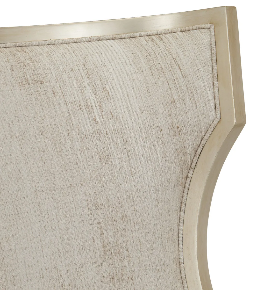 Currey and Company 7000-0642 Garson Silver Armchair Fresh Files Linen Currey and Company 7000-0642 Garson Silver Armchair Fresh Files Linen