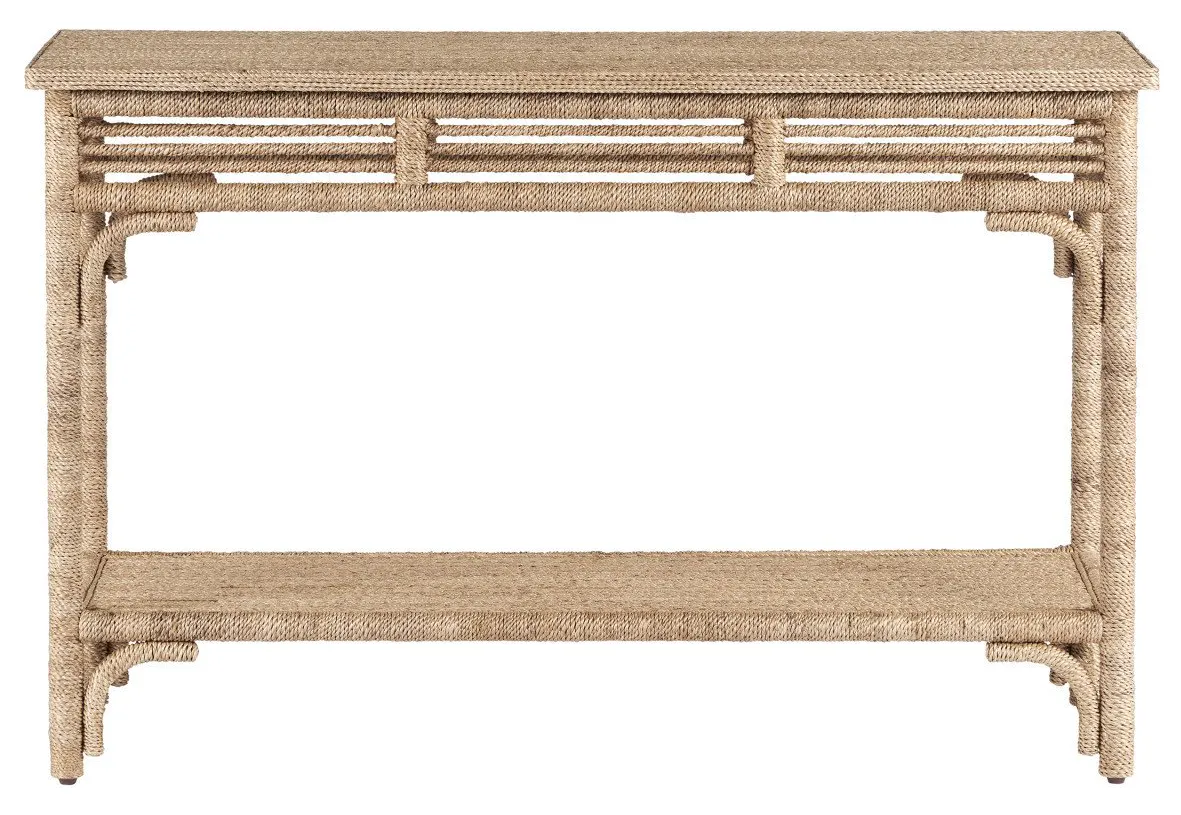Currey and Company 3000-0012 Olisa Rope Console Table Currey and Company 3000-0012 Olisa Rope Console Table