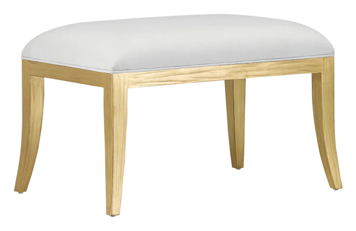 Currey and Company 7000-0231 Garson Gold Ottoman Muslin Currey and Company 7000-0231 Garson Gold Ottoman Muslin