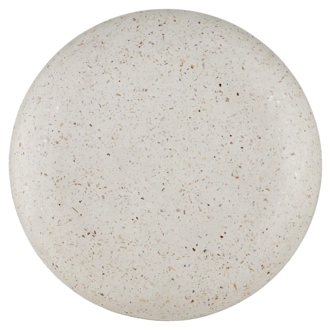 Currey and Company 2000-0044 Cusani Ivory Terrazzo Stool Currey and Company 2000-0044 Cusani Ivory Terrazzo Stool