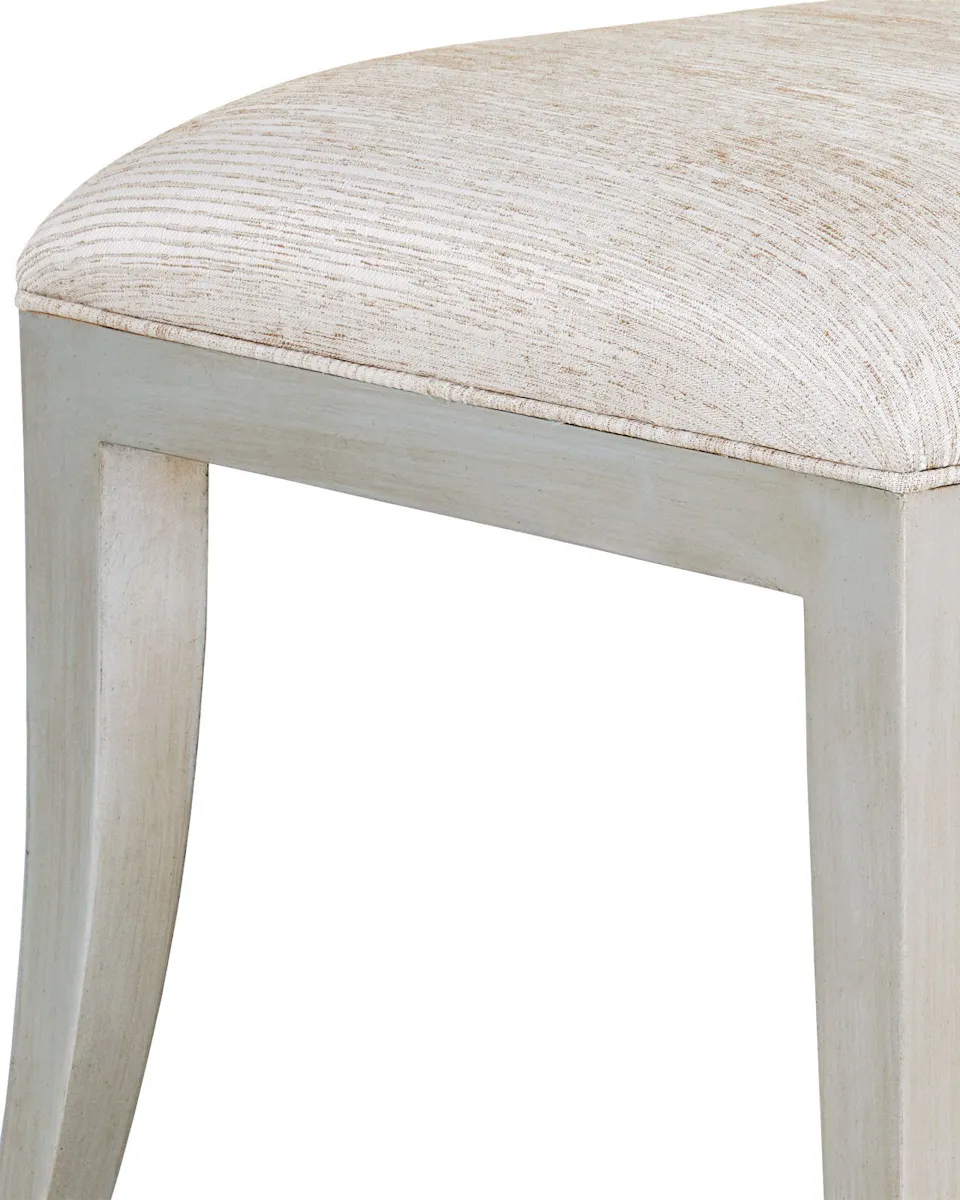 Currey and Company 7000-0652 Garson Silver Ottoman Fresh Files Linen Currey and Company 7000-0652 Garson Silver Ottoman Fresh Files Linen