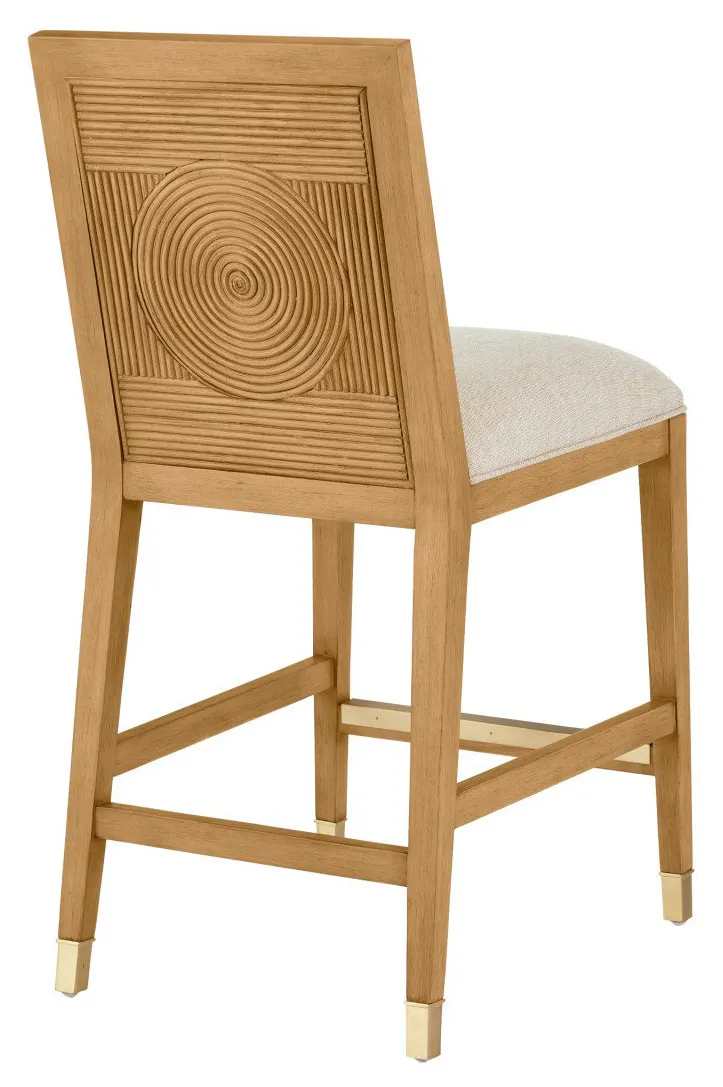 Currey and Company 7000-0892 Santos Sea Sand Counter Stool Liller Malt Currey and Company 7000-0892 Santos Sea Sand Counter Stool Liller Malt