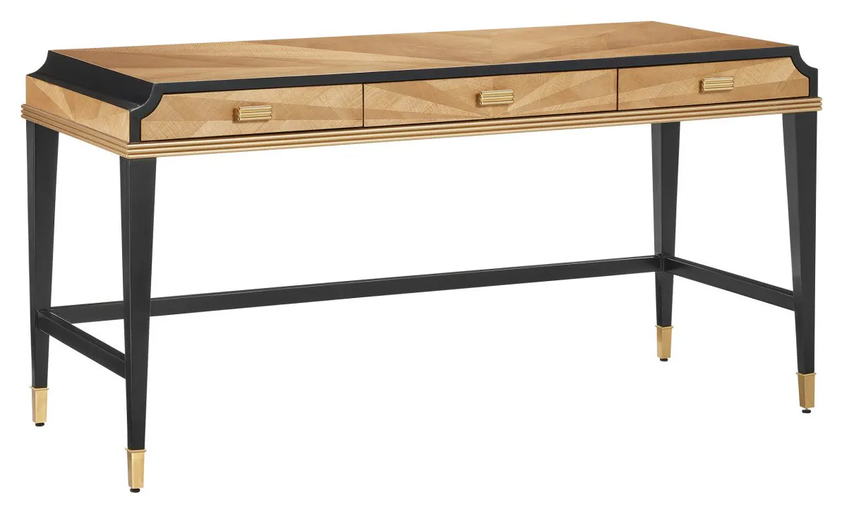 Currey and Company 3000-0289 Kallista Taupe Large Desk Currey and Company 3000-0289 Kallista Taupe Large Desk