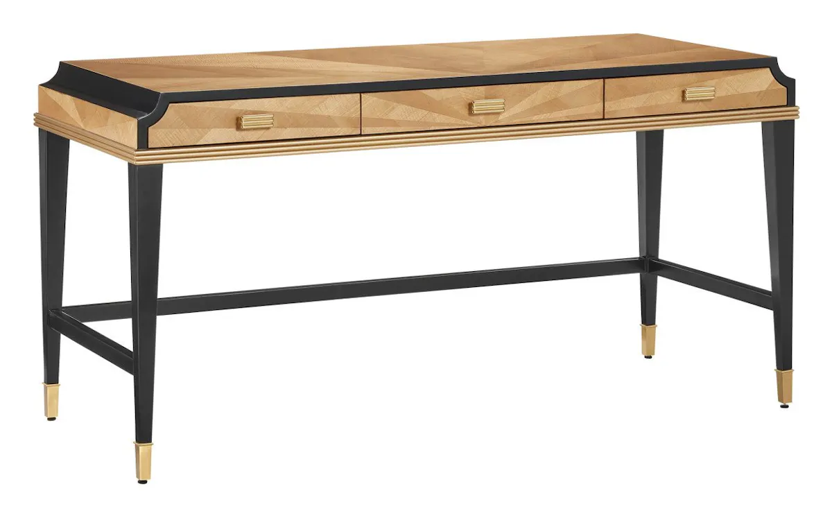 Currey and Company 3000-0289 Kallista Taupe Large Desk Currey and Company 3000-0289 Kallista Taupe Large Desk