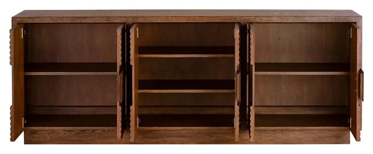 Currey and Company 3252 Morombe Cocoa Credenza Currey and Company 3252 Morombe Cocoa Credenza