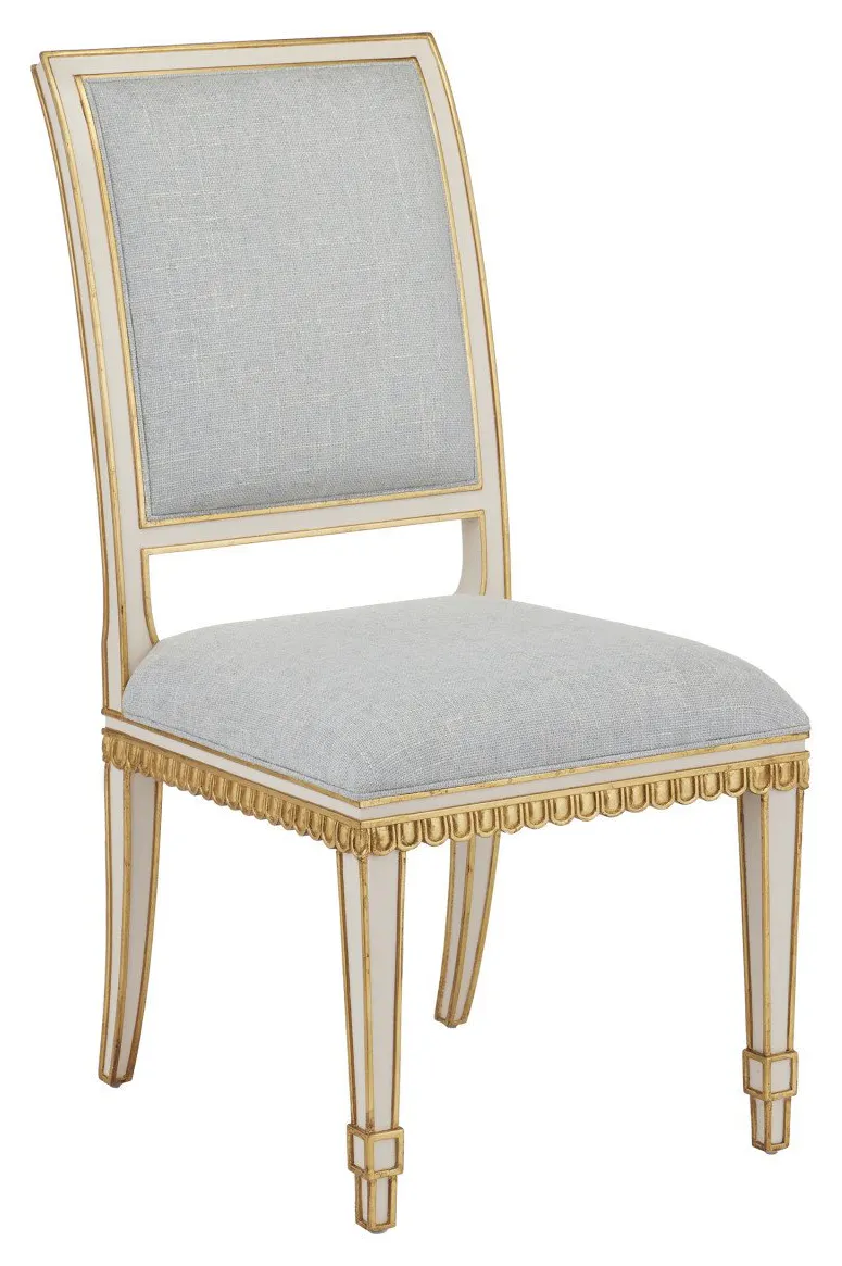 Currey and Company 7000-0153 Ines Ivory Chair Mixology Moonstone Currey and Company 7000-0153 Ines Ivory Chair Mixology Moonstone