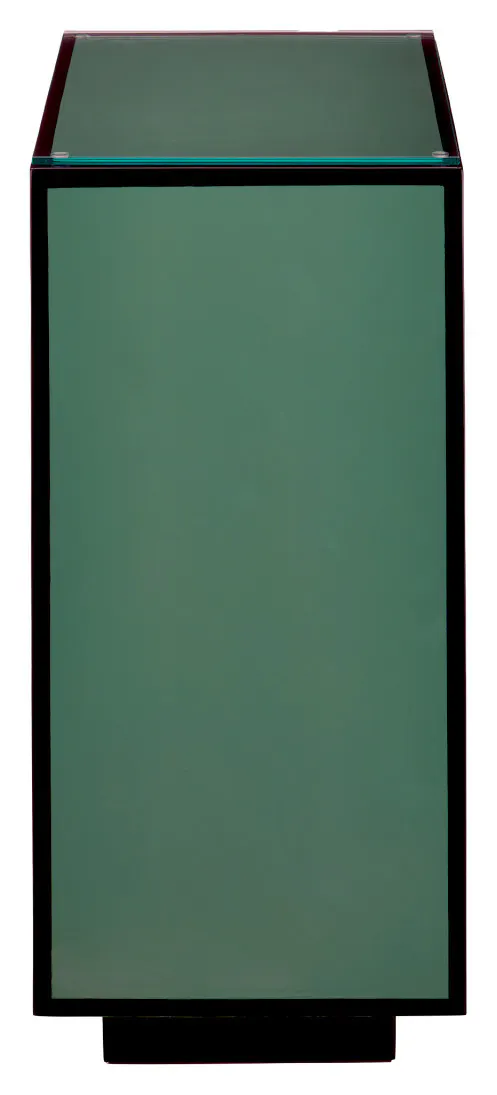 Currey and Company 3000-0312 Green Lacquer Side Table Currey and Company 3000-0312 Green Lacquer Side Table