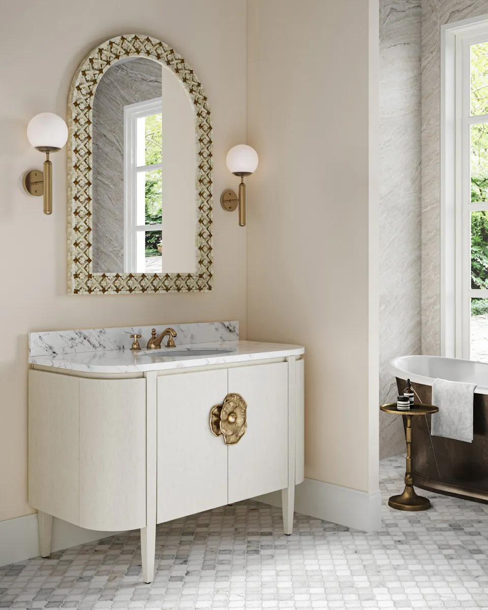 Currey and Company 4189 Pascal Brass Accent Table Currey and Company 4189 Pascal Brass Accent Table