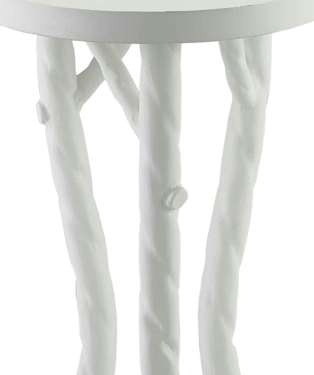 Currey and Company 4000-0097 Acero White Drinks Table Currey and Company 4000-0097 Acero White Drinks Table
