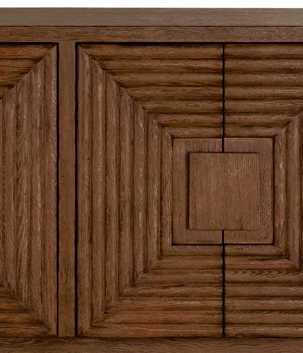 Currey and Company 3252 Morombe Cocoa Credenza Currey and Company 3252 Morombe Cocoa Credenza