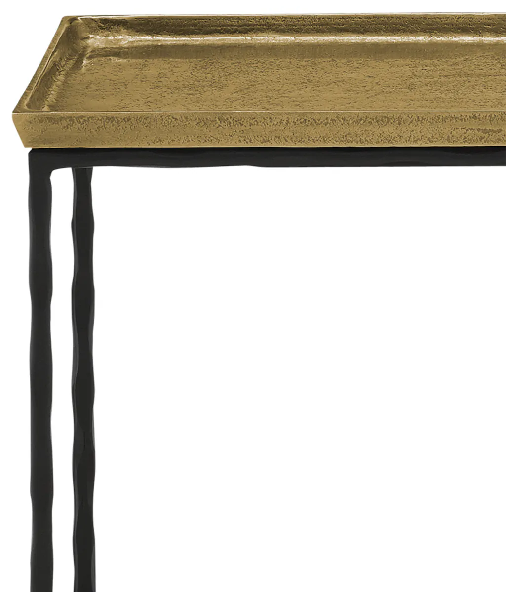 Currey and Company 4000-0060 Boyles Brass Side Table Currey and Company 4000-0060 Boyles Brass Side Table