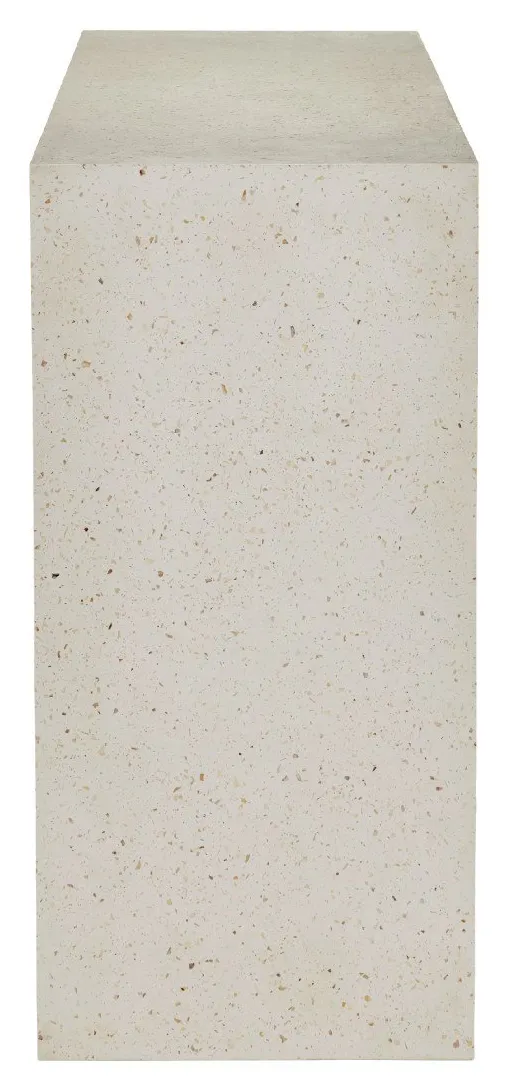 Currey and Company 2000-0039 Carson Ivory Terrazzo Console Table Currey and Company 2000-0039 Carson Ivory Terrazzo Console Table