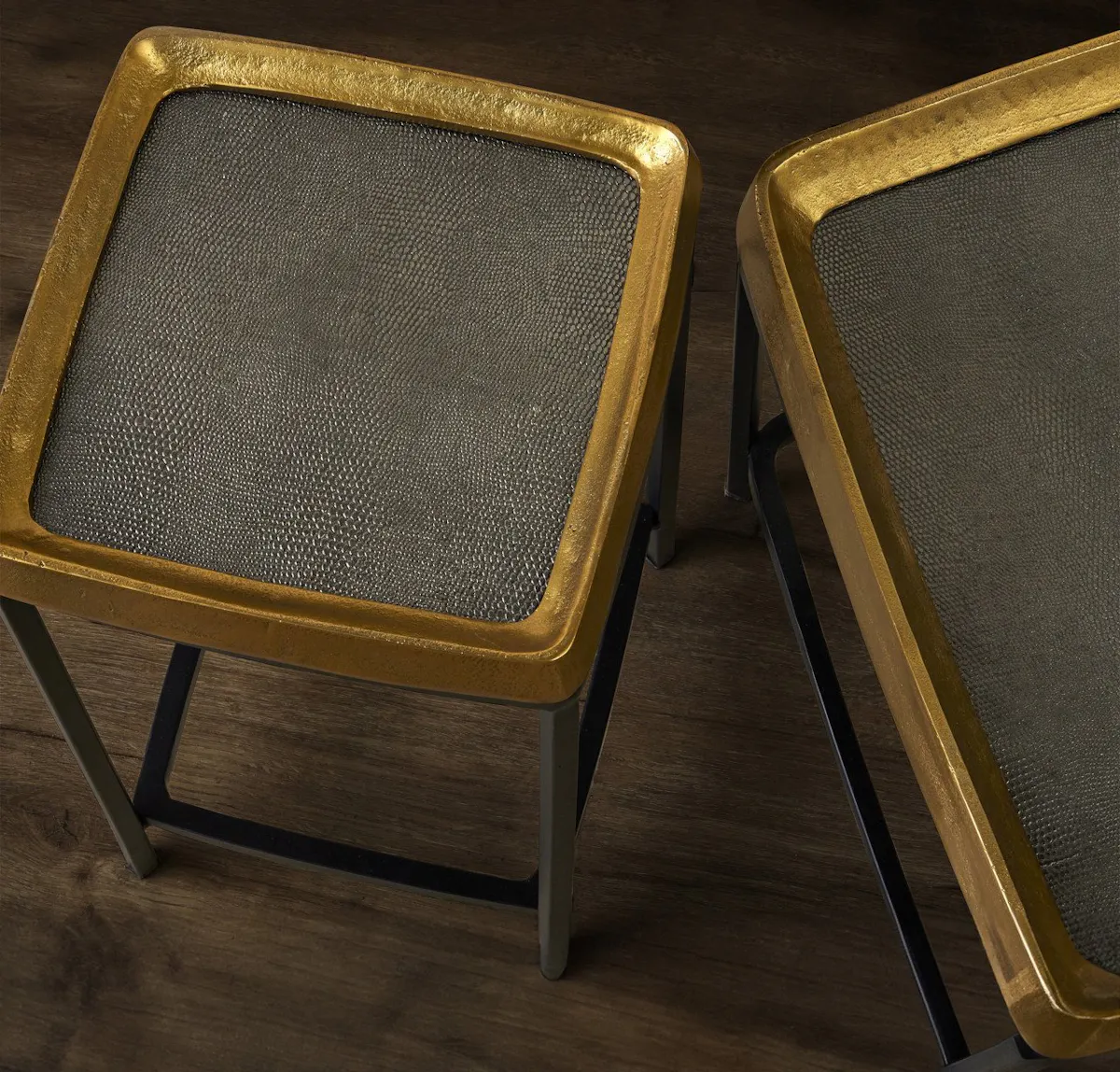 Currey and Company 4000-0148 Tanay Brass Side Table Currey and Company 4000-0148 Tanay Brass Side Table
