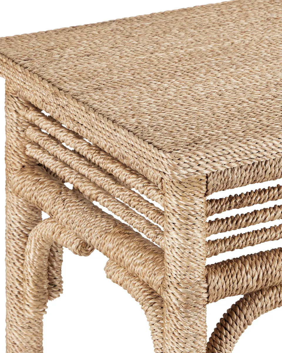 Currey and Company 3000-0012 Olisa Rope Console Table Currey and Company 3000-0012 Olisa Rope Console Table
