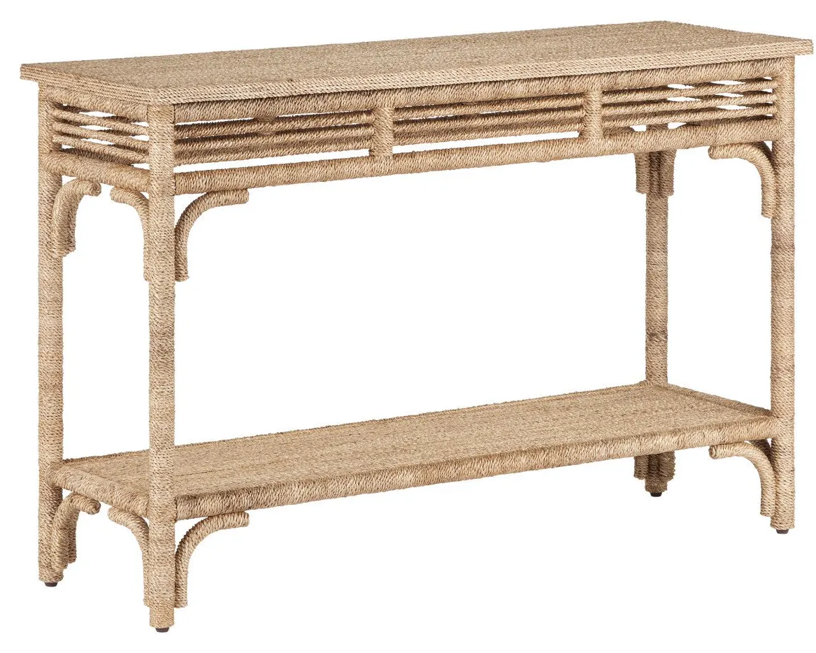 Currey and Company 3000-0012 Olisa Rope Console Table Currey and Company 3000-0012 Olisa Rope Console Table