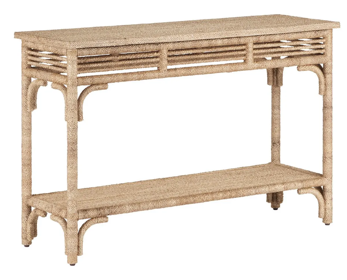Currey and Company 3000-0012 Olisa Rope Console Table Currey and Company 3000-0012 Olisa Rope Console Table