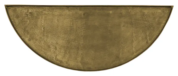 Currey and Company 4000-0053 Boyles Brass Demi-Lune Table Currey and Company 4000-0053 Boyles Brass Demi-Lune Table