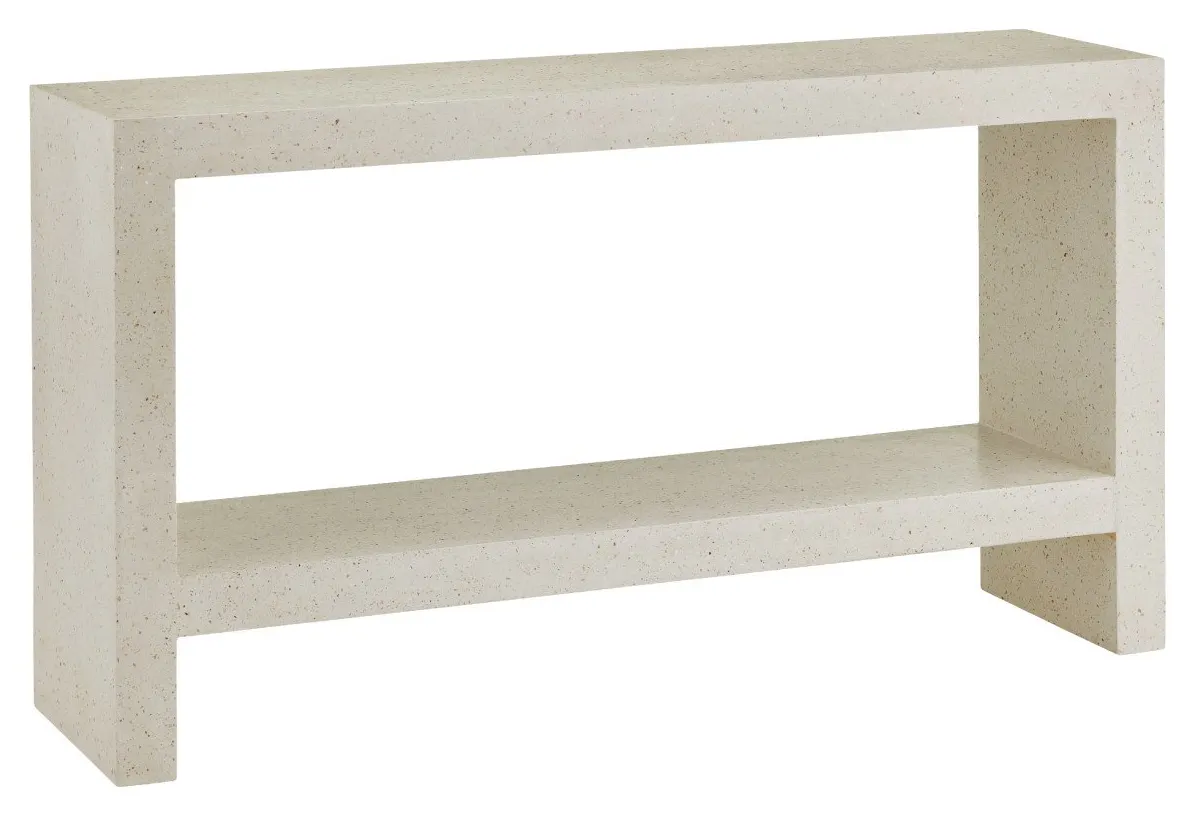 Currey and Company 2000-0039 Carson Ivory Terrazzo Console Table Currey and Company 2000-0039 Carson Ivory Terrazzo Console Table
