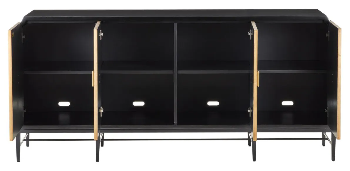 Currey and Company 3000-0271 Kallista Taupe Credenza Currey and Company 3000-0271 Kallista Taupe Credenza