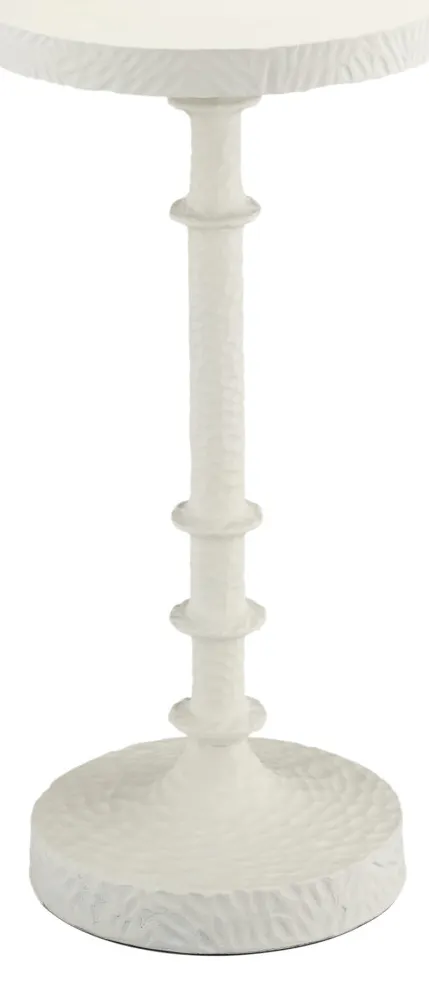 Currey and Company 4000-0103 Gallo White Drinks Table Currey and Company 4000-0103 Gallo White Drinks Table