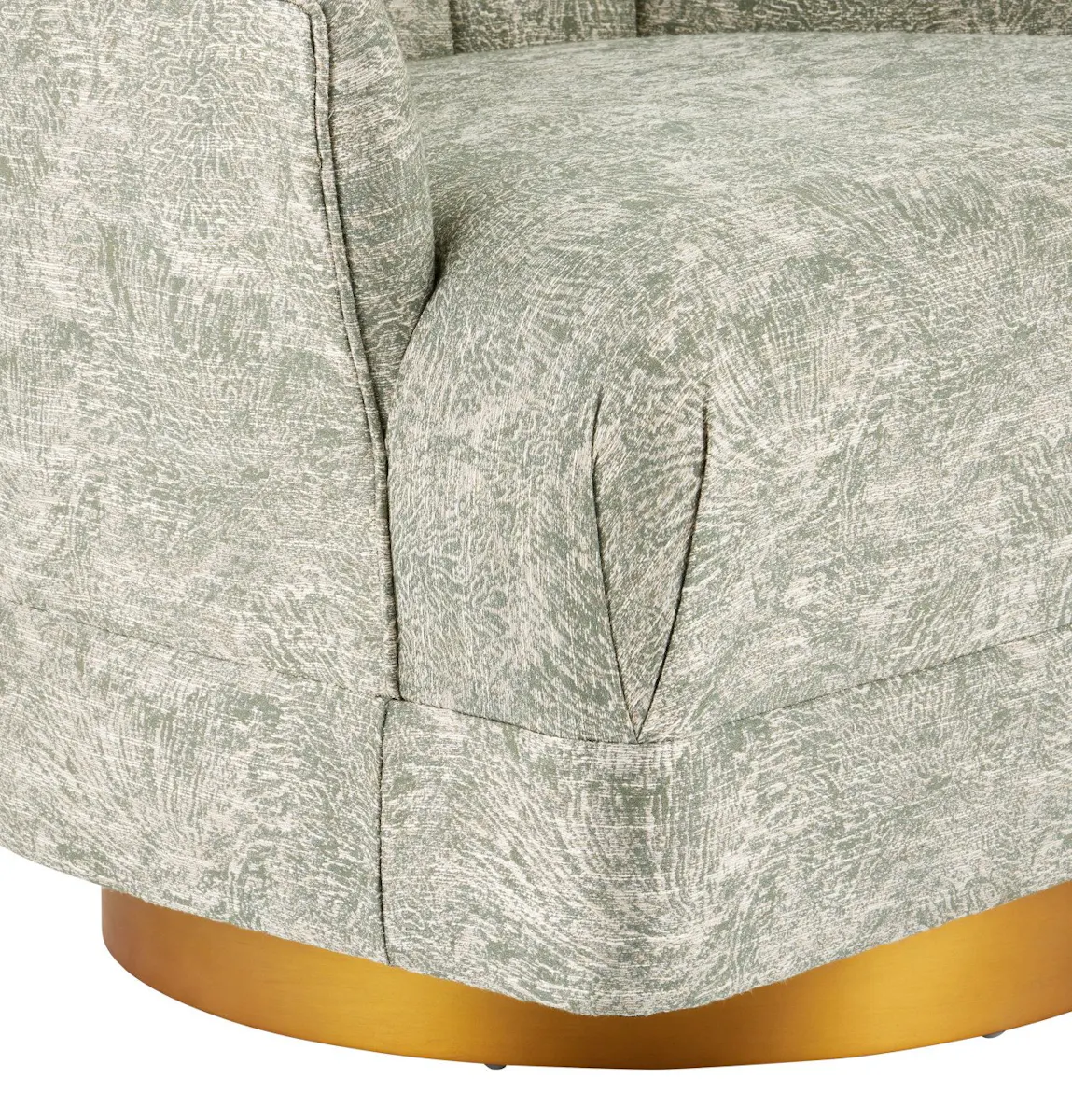 Currey and Company 7000-0742 Inga Swivel Chair Cindaria Celadon Currey and Company 7000-0742 Inga Swivel Chair Cindaria Celadon