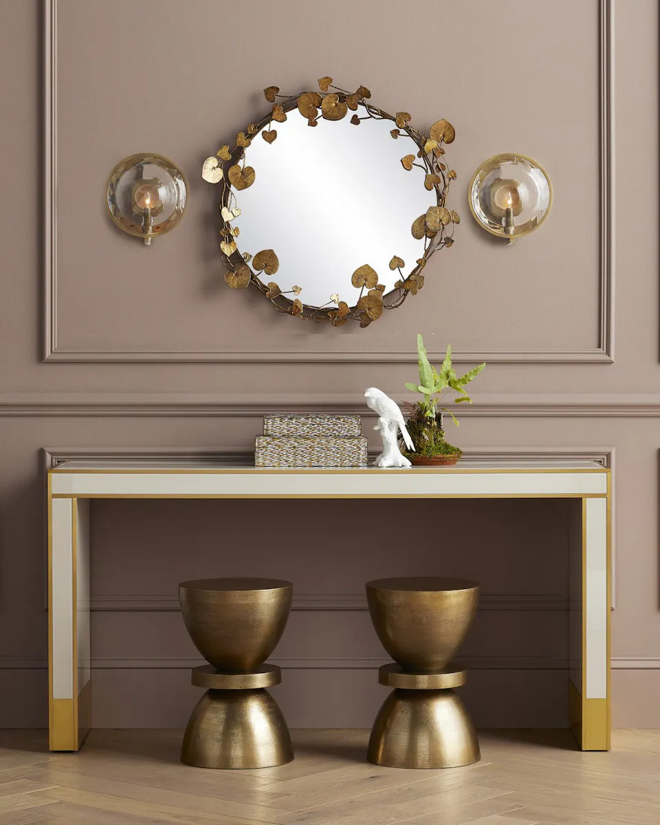 Currey and Company 3000-0209 Arden Ivory Console Table Currey and Company 3000-0209 Arden Ivory Console Table