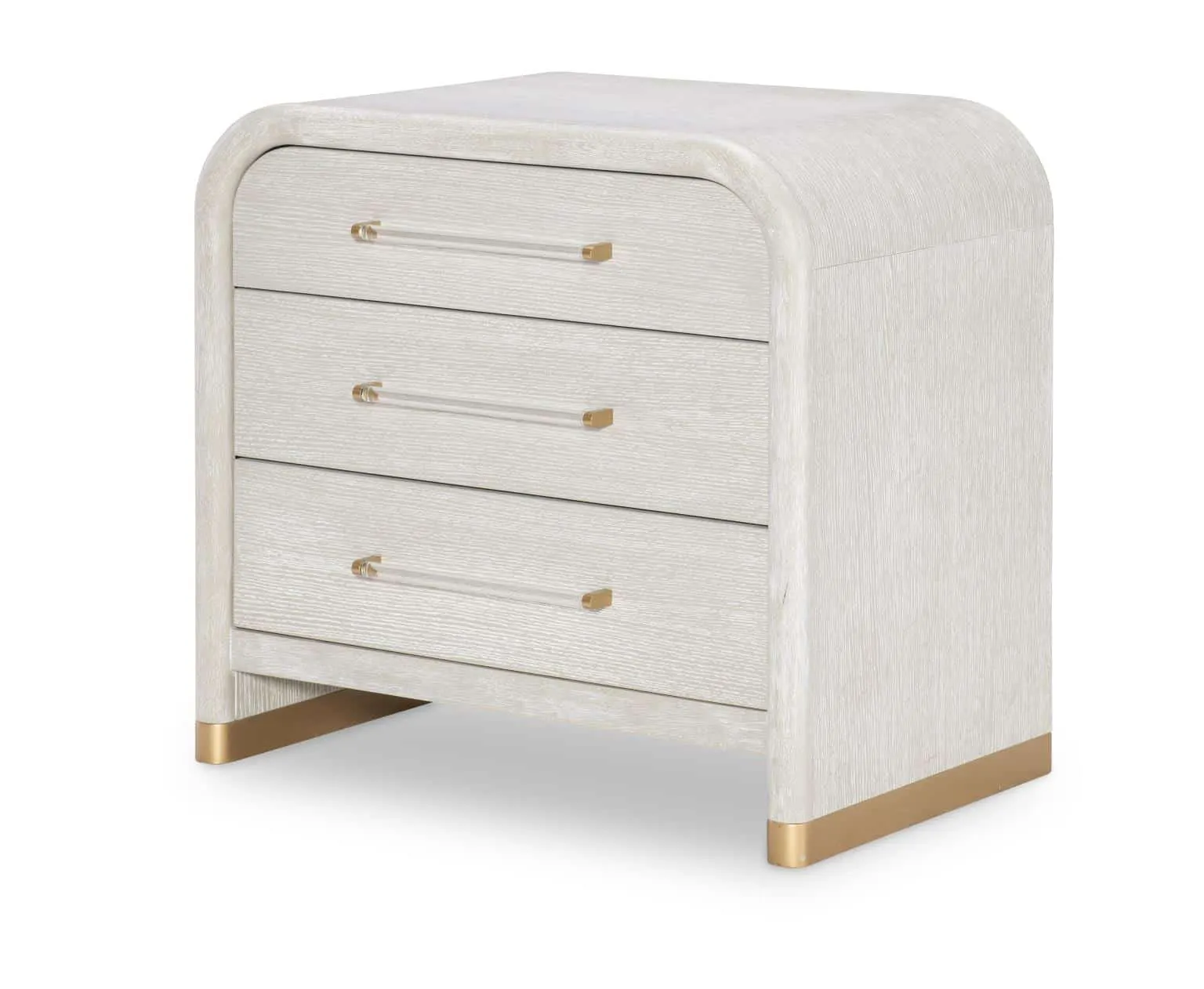 3300-3100 Oyster Three Drawer Nightstand
