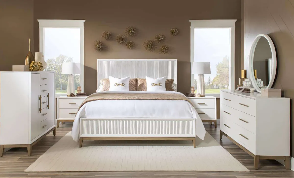 4230-4506K Complete Sculpted Panel Bed King 4230-4506K Complete Sculpted Panel Bed King