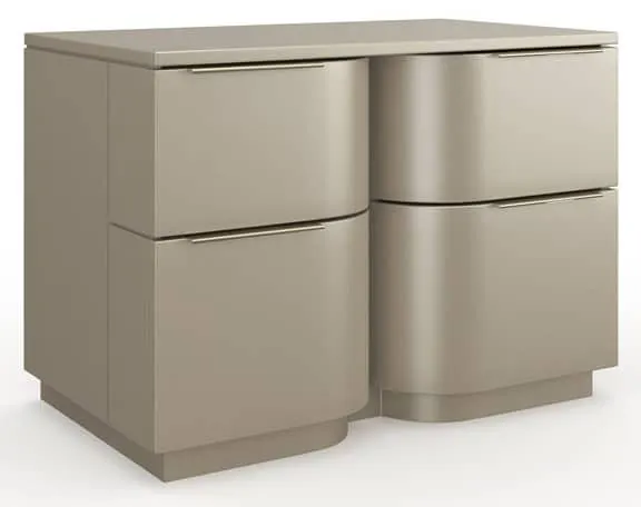 Caracole Furniture CLA-024-067 Oblique Large Nightstand