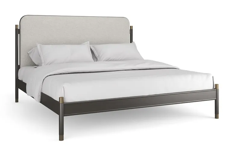 Caracole Furniture CLA-024-124 Campaign King Bed Caracole Furniture CLA-024-124 Campaign King Bed