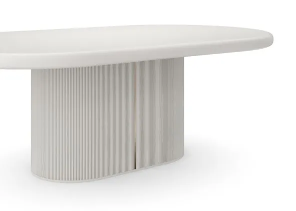 Caracole Furniture CLA-024-203 Love Dining Table Matte Pearl Caracole Furniture CLA-024-203 Love Dining Table Matte Pearl