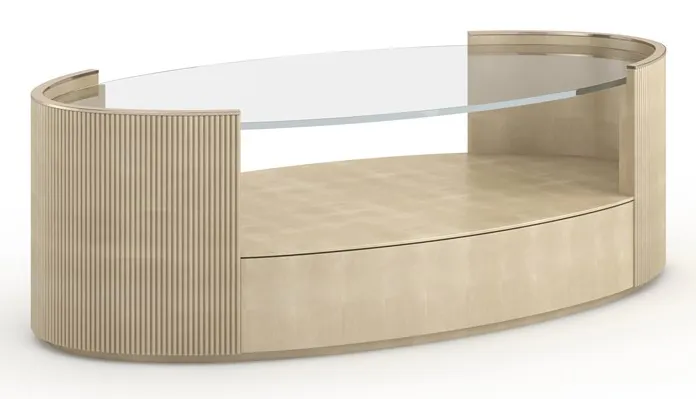 Caracole Furniture CLA-024-4013 Love Oval Cocktail Table Oracle Caracole Furniture CLA-024-4013 Love Oval Cocktail Table Oracle