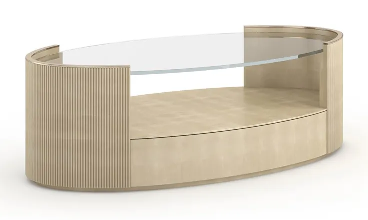 Caracole Furniture CLA-024-4013 Love Oval Cocktail Table Oracle Caracole Furniture CLA-024-4013 Love Oval Cocktail Table Oracle