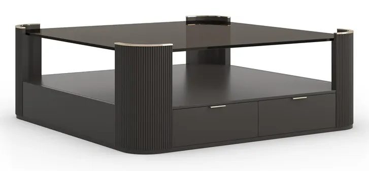 Caracole Furniture CLA-024-4016 Love Square Cocktail Table Dark Chocolate Caracole Furniture CLA-024-4016 Love Square Cocktail Table Dark Chocolate